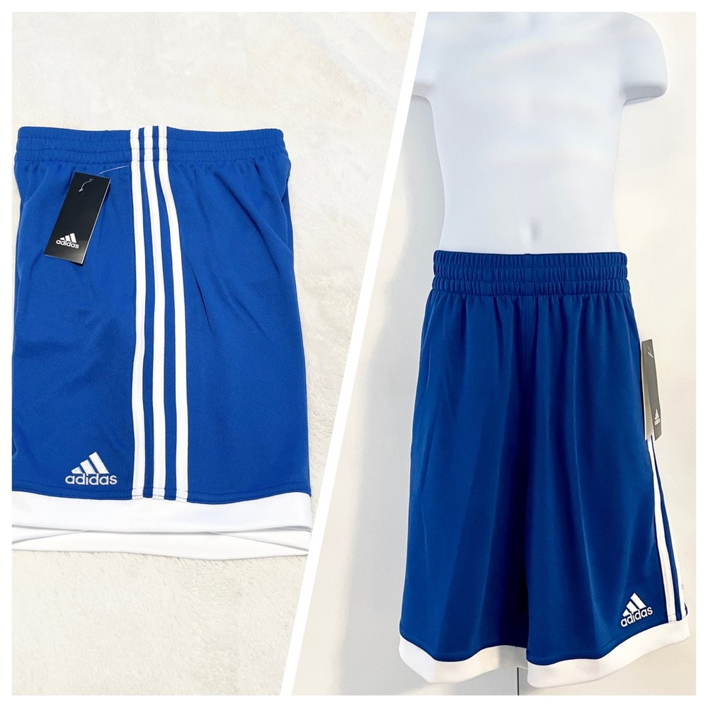 NWT Boy’s Youth ADIDAS Stripe Mesh Shorts Size M 10/12